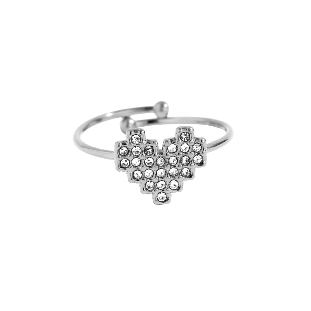 Glory Heart Diamond Edelstahl Ring