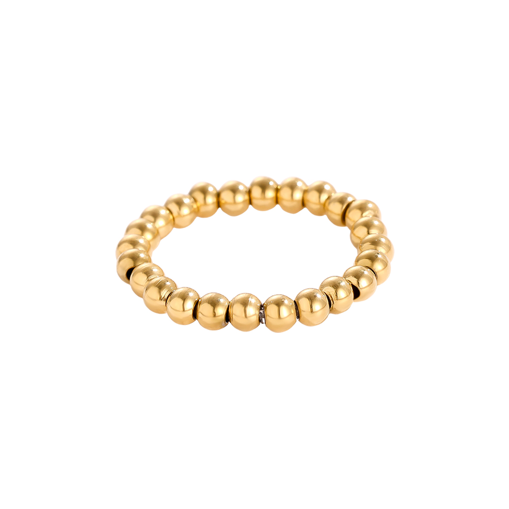 3mm Linsen Elastic Edelstahl Ring  