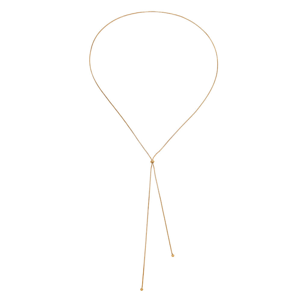 90cm Adjustable Chain Edelstahl Halskette    