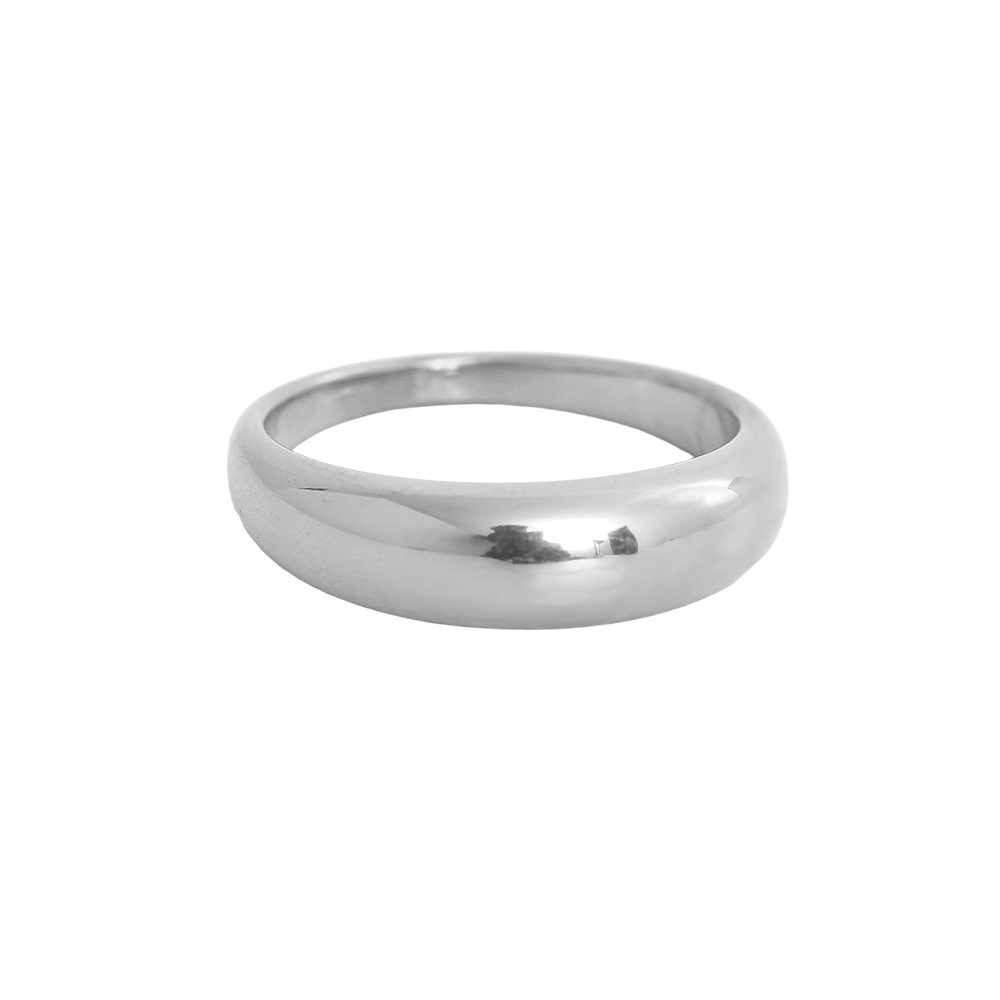 Minimalistischer Edelstahl Ring 