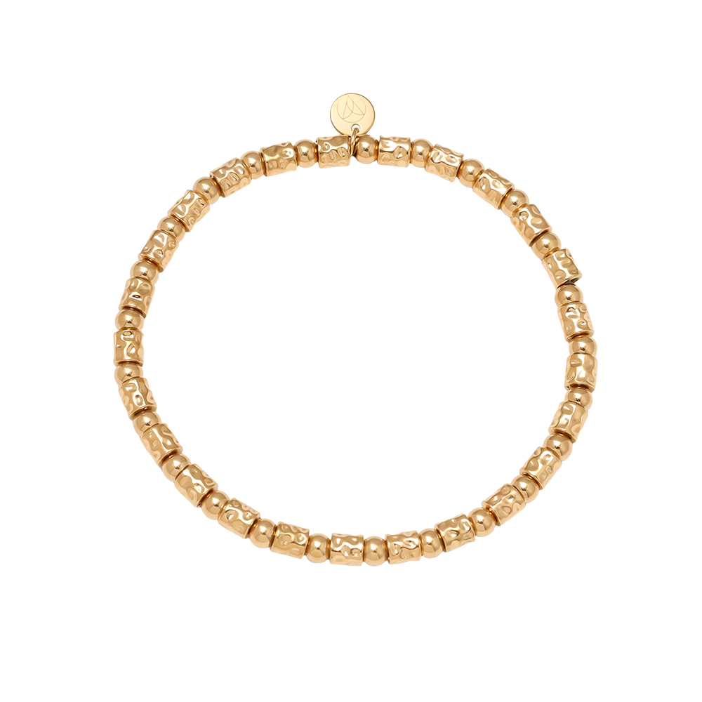 Elastic Tube And Beads Edelstahl Armkette       