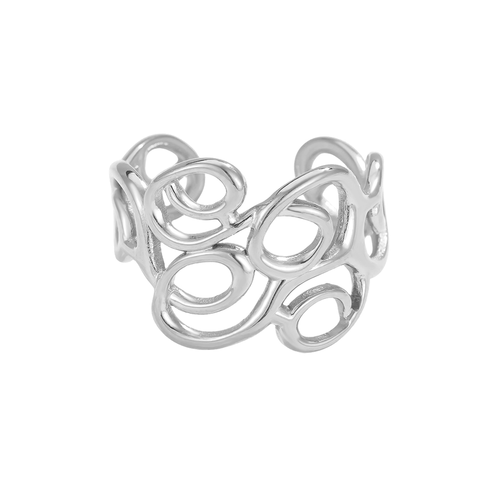 Edelstahl Ring Verstellbarer Lockeres Netz
