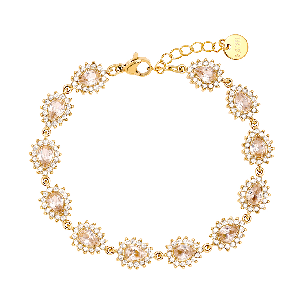 Edelstahl Armkette 17cm Nice Diamond Chain