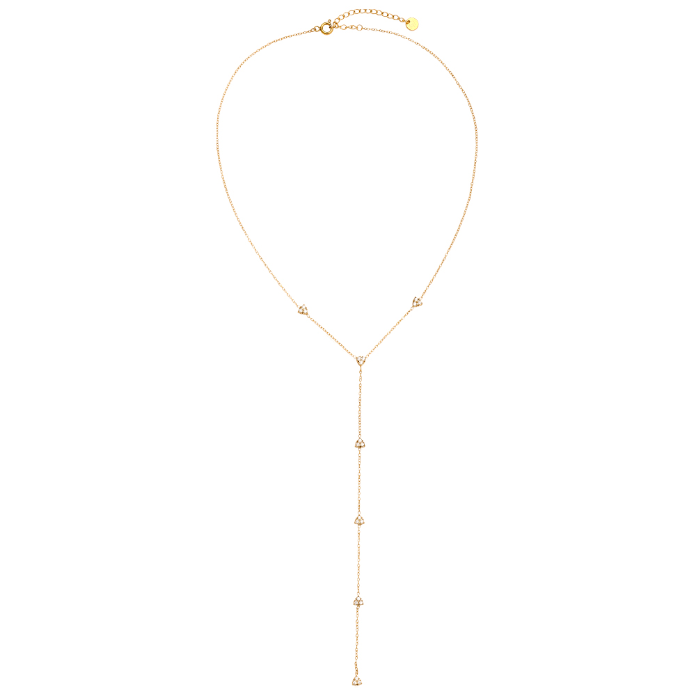 40cm Feine Herz Edelstahl Halskette