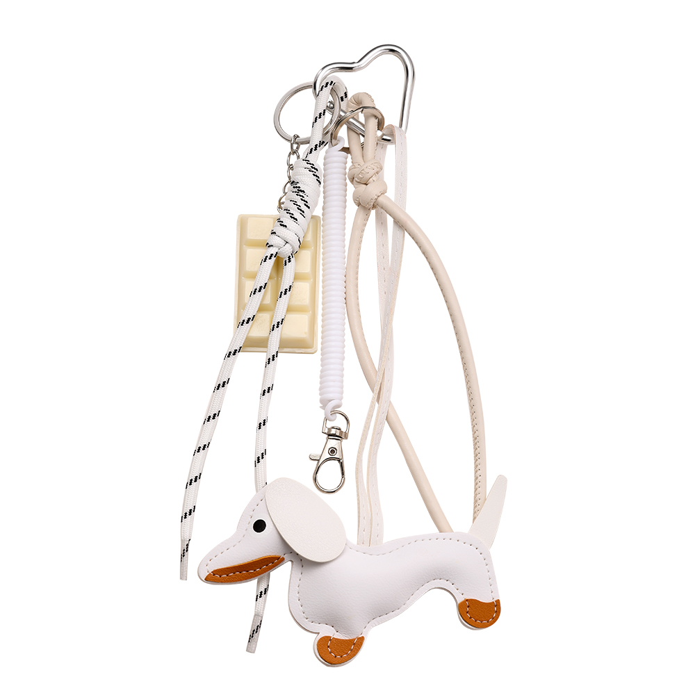 White Dachshund Bagchain
