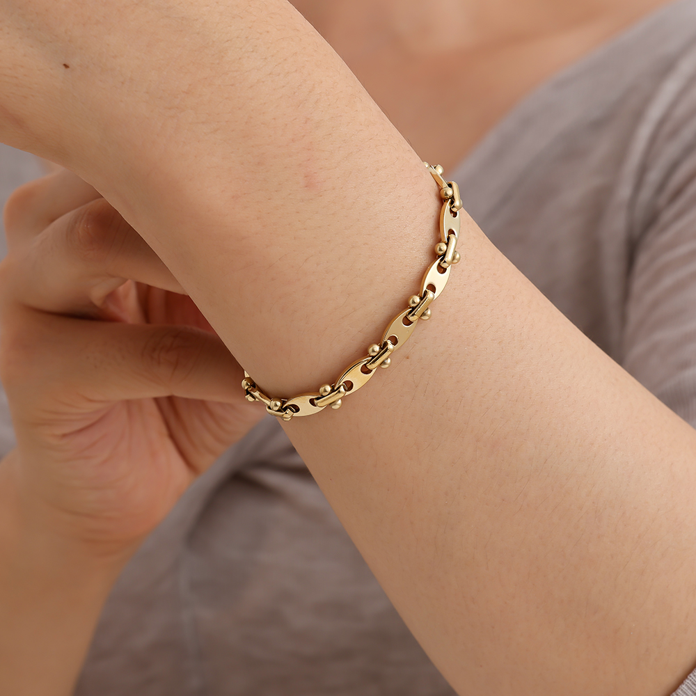 16cm Nice Nose Chain Edelstahl Armkette        