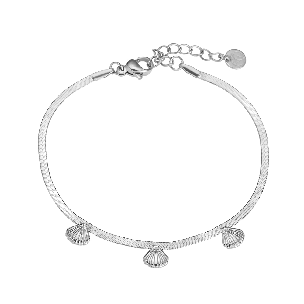 15cm Mini Shells Edelstahl Armband