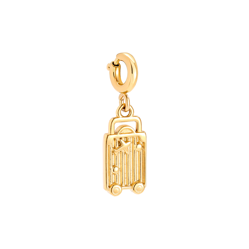 14mm Spring Clasp Luggage Edelstahl Pendant   