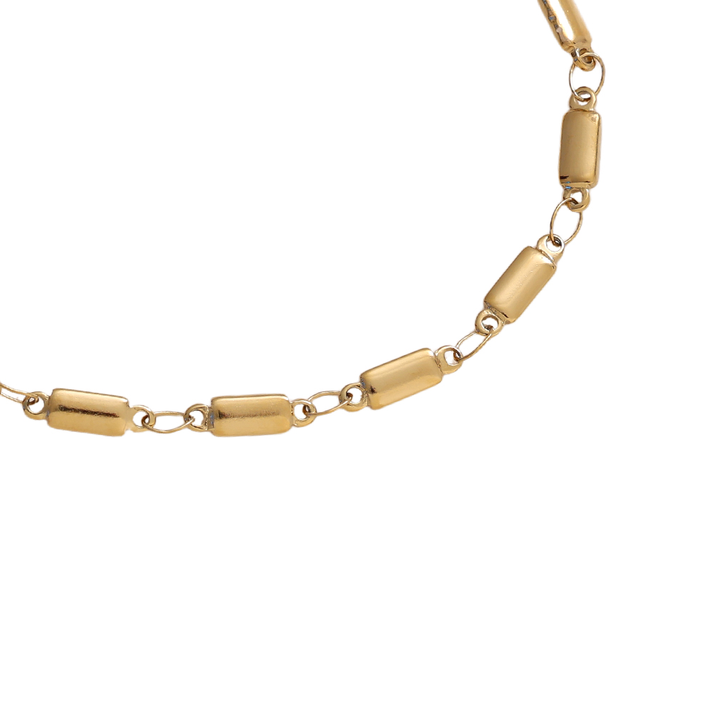 17cm Rechteckkette Edelstahl Armkette      