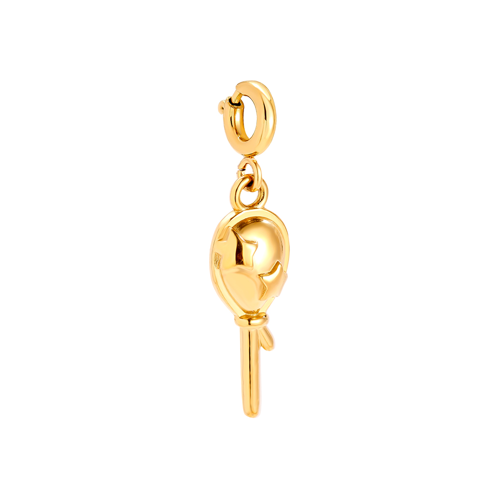 2cm Spring Clasp Ballon Edelstahl Pendant      