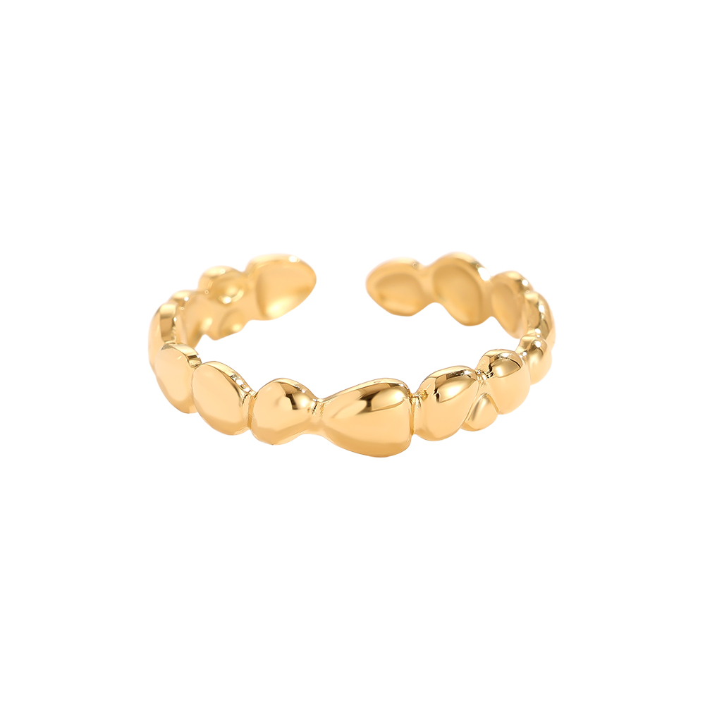 Many Different Dots Edelstahl Ring        