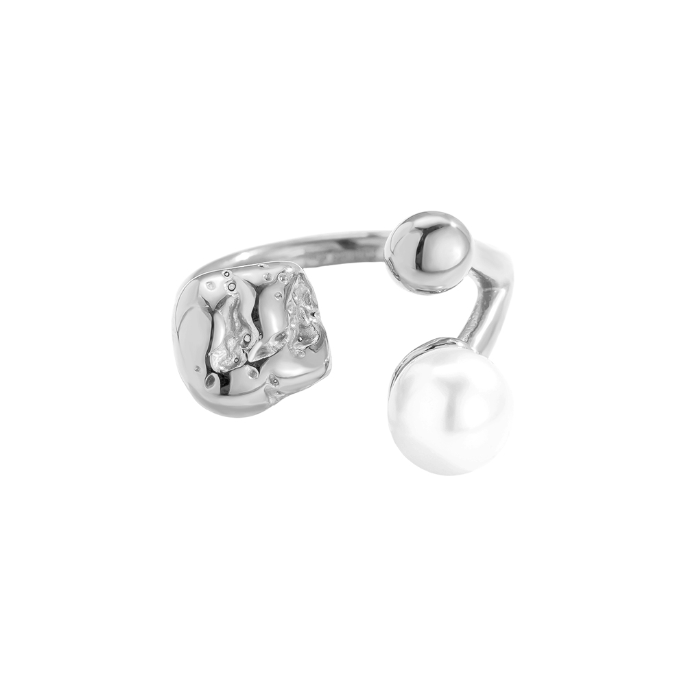 Pearl In Design Edelstahl Ring       