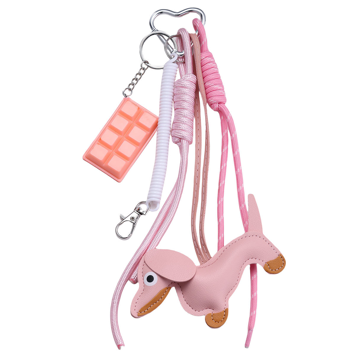 Pink Chocolate And Dachshund Bagchain