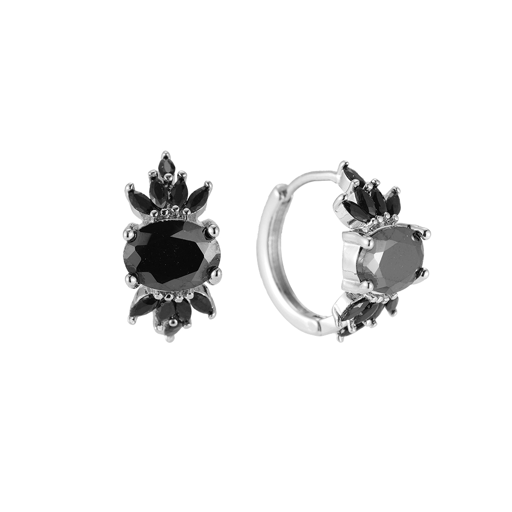 Vergoldete Ohrringe Big Diamond