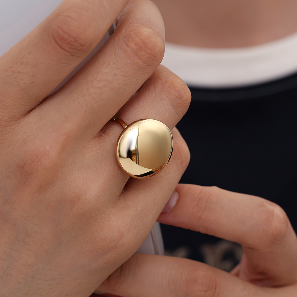 Nice Plate Edelstahl Ring   