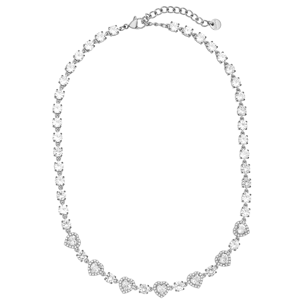 Edelstahl Halskette 38cm Perfect Sparkling Diamond
