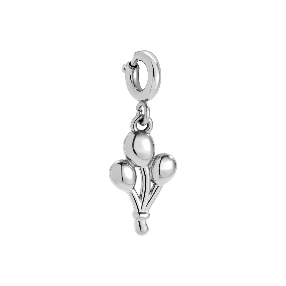 15mm Spring Clasp Three Ballons Edelstahl Pendant 15mm Spring Clasp Three Ballons Edelstahl Pendant