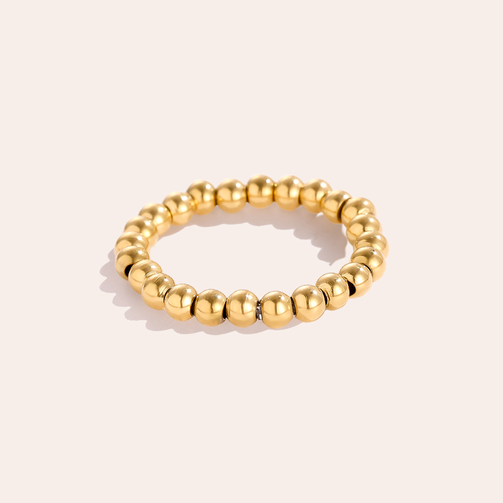 3mm Linsen Elastic Edelstahl Ring  