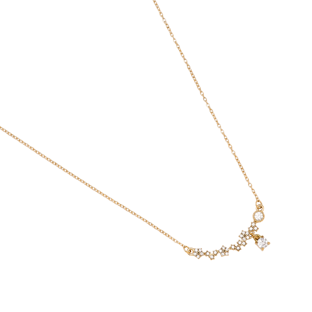 Edelstahl Halskette 39cm Perfect Smiling Diamond