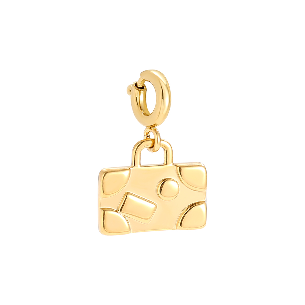 12mm Spring Clasp Handbag Edelstahl Pendant    