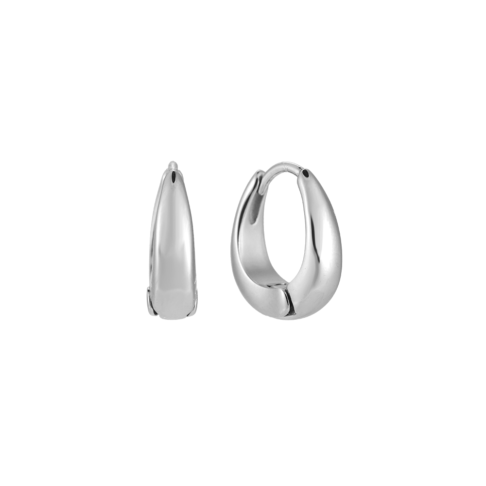 Edelstahl Ohrringe Roland Hoop