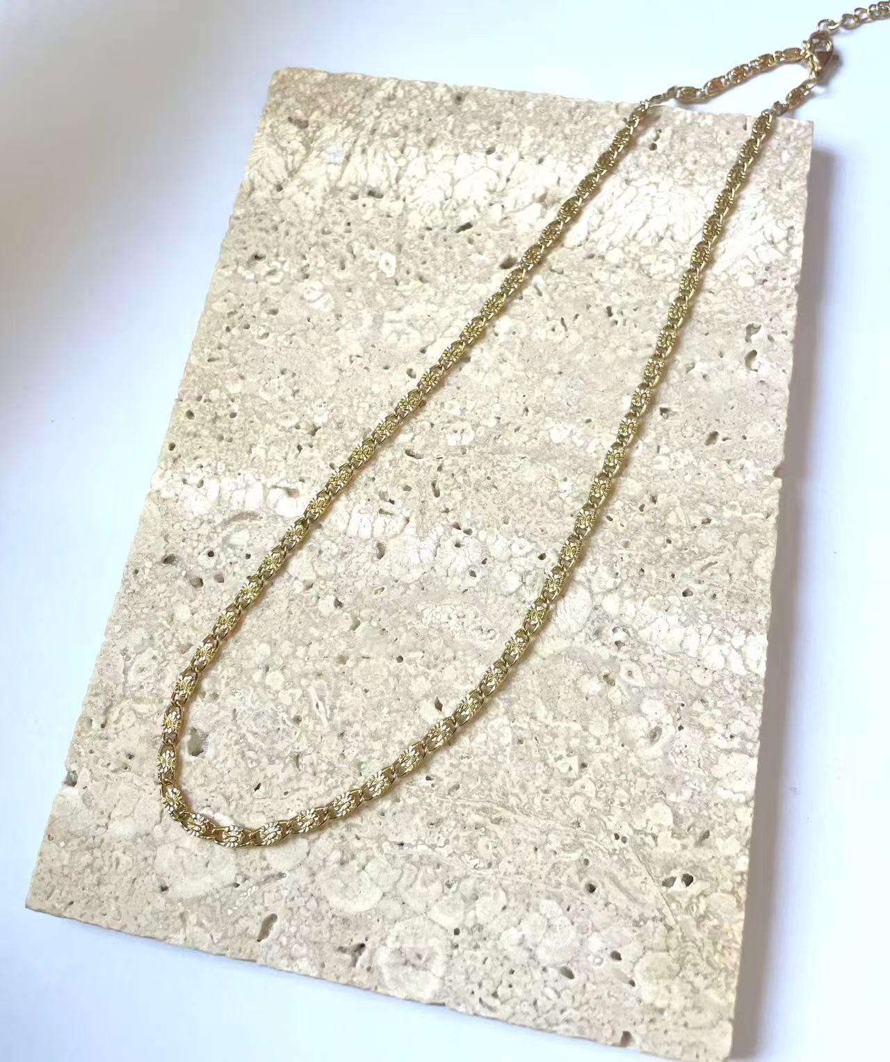 38cm Nice Casual Chain Edelstahl Halskette 